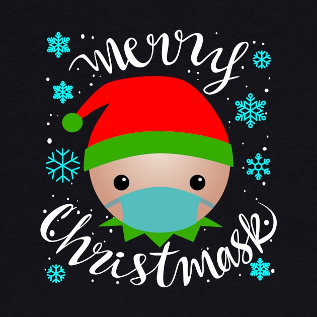 MERRY CHRISTMASK - Elf design by The Trendy Rags